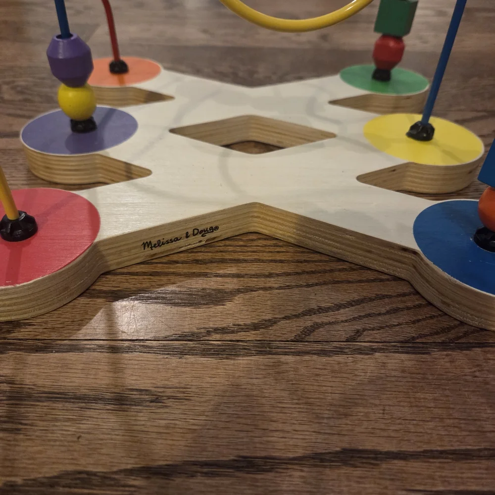 Melissa & Doug - Classic Colorful Bead Maze Toy - Toddler (12 Months +)